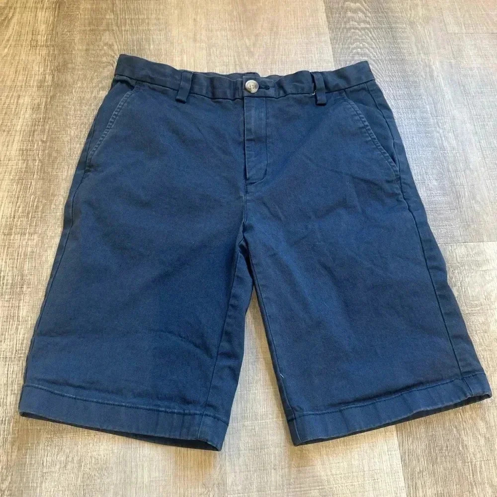 Vineyard Vines Boys Navy Blue Chino Shorts size 16